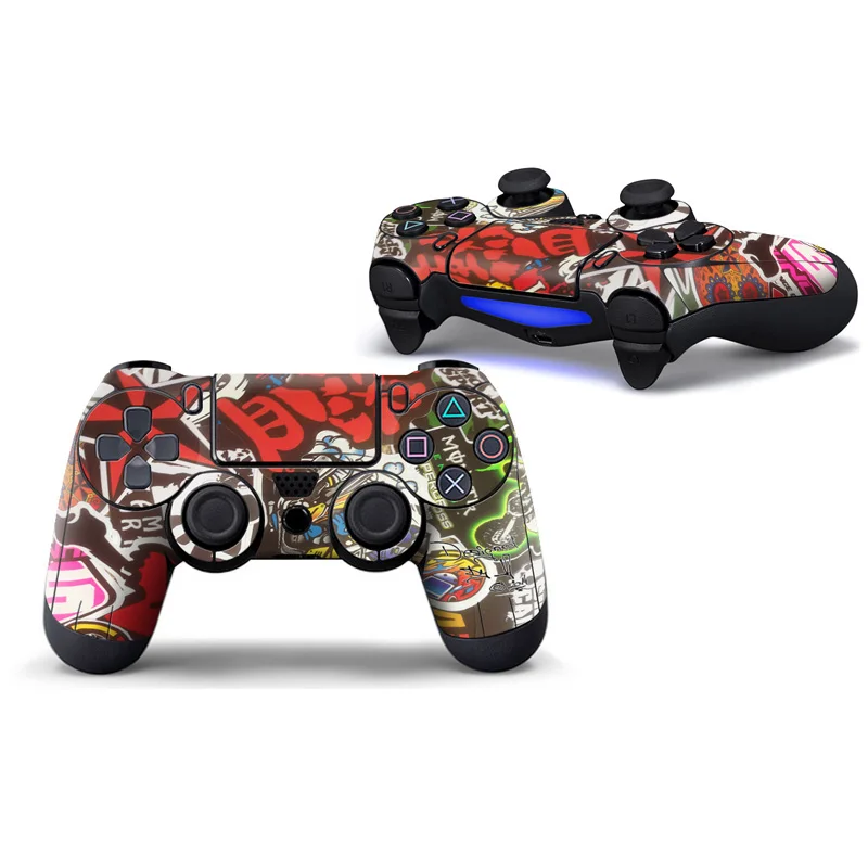 6 Мультяшная Виниловая наклейка для sony Playstation 4 контроллер Защитная крышка наклейка для PS4 Геймпад наклейка аксессуары - Цвет: 6