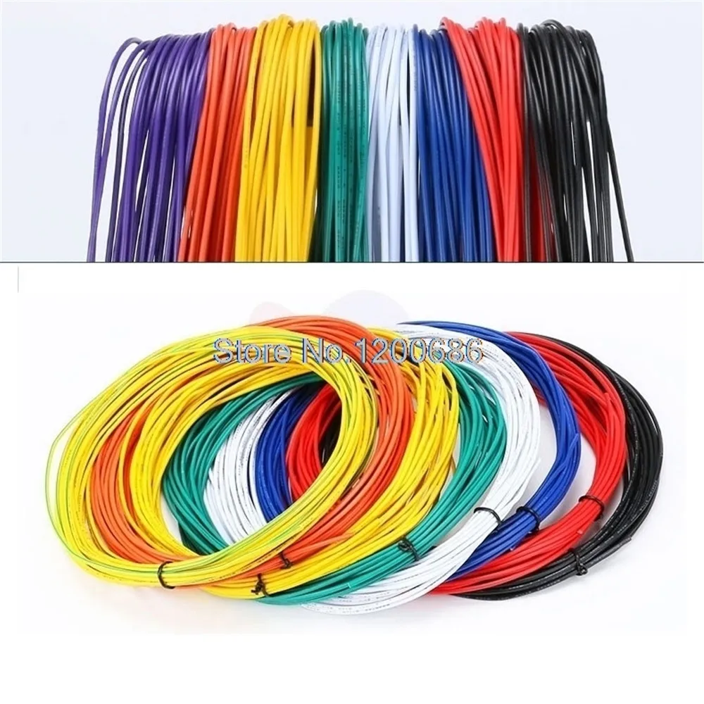 

UL 1007 20AWG 10 metres/lot super flexible 21/0.14TS 20AWG 20 PVC insulated Wire Electric cable LED cable