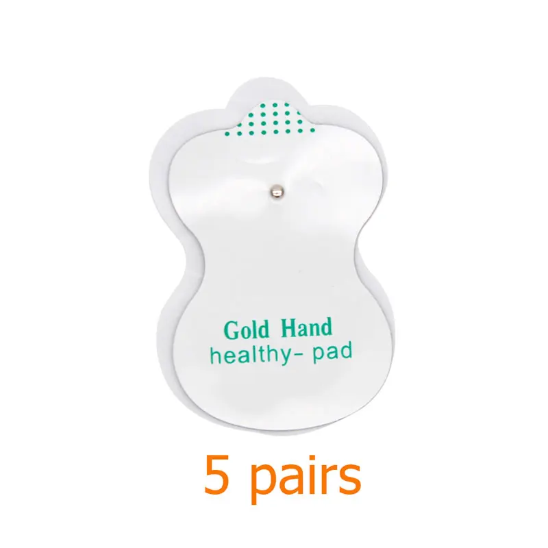5 Pairs Snap on Pads Десятки массажер цифровой акупунктурный Массажер колодки машина Массажная обувь комплект - Цвет: 5 Pairs Snap on Pads