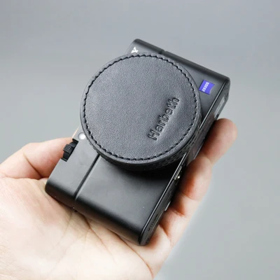 Крышка для объектива из натуральной кожи Sony RX100 Vii Vi V M3 M4 M5 RX100M6 m7 | Электроника