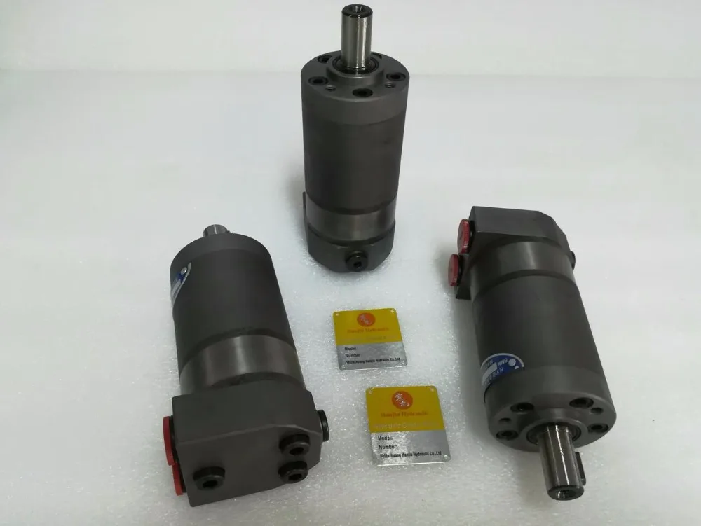 Циклоидный двигатель для гидравлического масла MM40cc с 3 отверстиями и монтажным