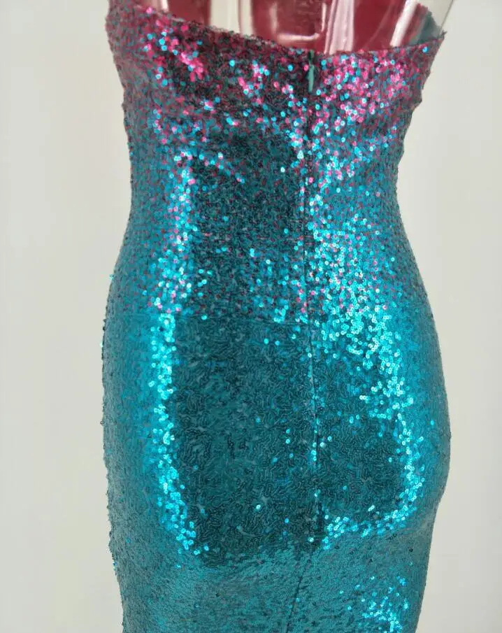 2017 шикарное летнее платье новинка без рукавов с блестками облегающие платья