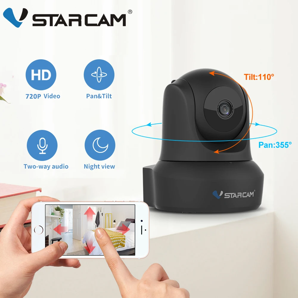 IP камера Vstarcam Беспроводная с поддержкой Wi Fi и функцией ночной съемки|wireless ip camera|ip