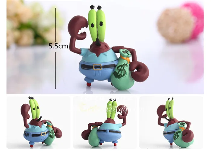 Маленький аквариум SpongeBob украшение дом в форме ананаса сквидворд Пасхальный остров аквариум для рыб мультяшное украшение для детей - Цвет: j