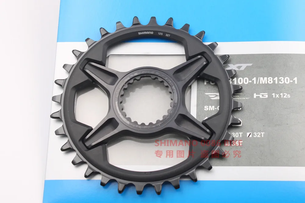 Shimano горные велосипеды XT M8100 12 Скоростей FC-M8100-1 FC-M8120-1 FC-M8130-1 диаметра окружности болтов аксессуары SM-CRM85 12 s передняя Звездочка