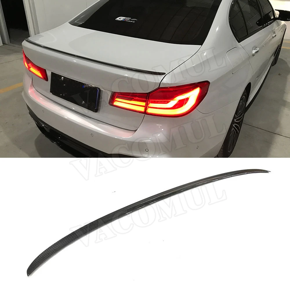 Задний спойлер багажника из углеродного волокна для BMW 5 Series G30 G38 F90 Sedan 2017 2018 MP Style