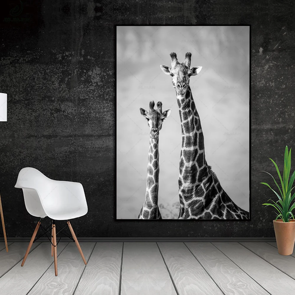 Kawaii животные живопись на холсте мультфильмы постеры с изображением кролика