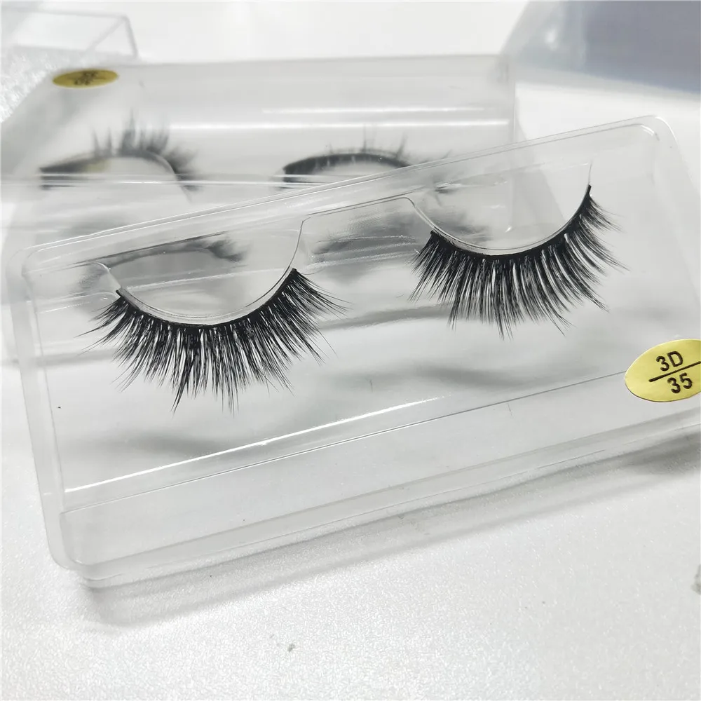 

Private Label Silk Strip Lashes Custom Packaging Wholesale New Styles 3D False Mink Eyelashes free shipping