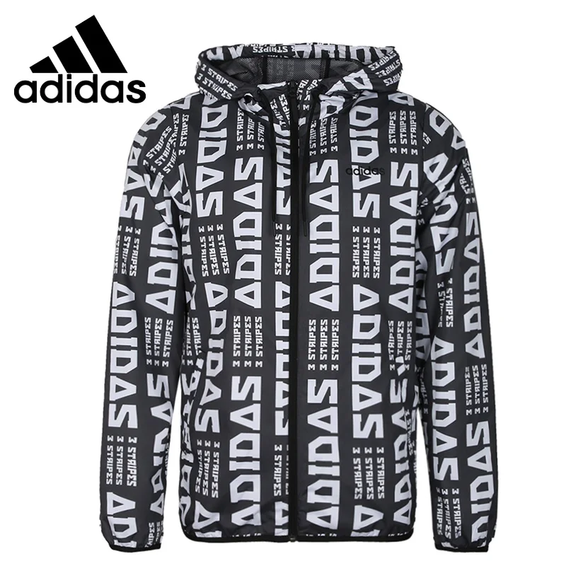 Новое поступление оригинальная Мужская куртка с капюшоном Adidas NEO M FAV WB спортивная