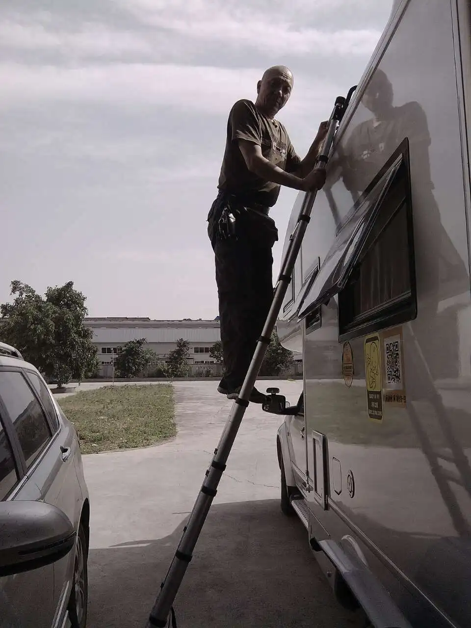 2 9 м выдвижная лестница портативная многофункциональная Прямая Лестница