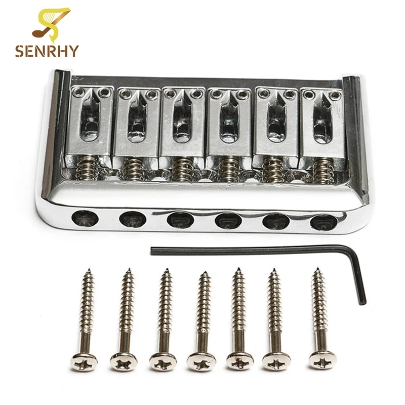 Сменный фиксатор для электрогитары с жестким хвостовиком 6 нитей хром сменный