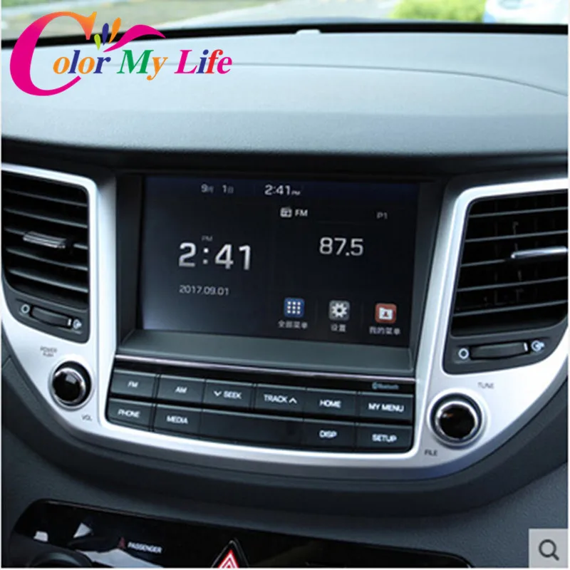 Горячая новинка защитная пленка навигатора накладка наклейка для Hyundai Tucson 2015