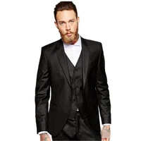 formal business black men suits for wedding groom tuxedos groomsmen man blazers slim fit terno masculino costume homme 3piece