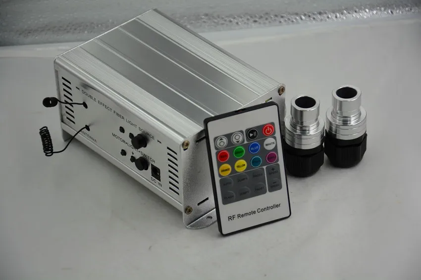 7 Вт * 2 отверстия LED RGB световой двигатель с мерцающими и съемными звездными