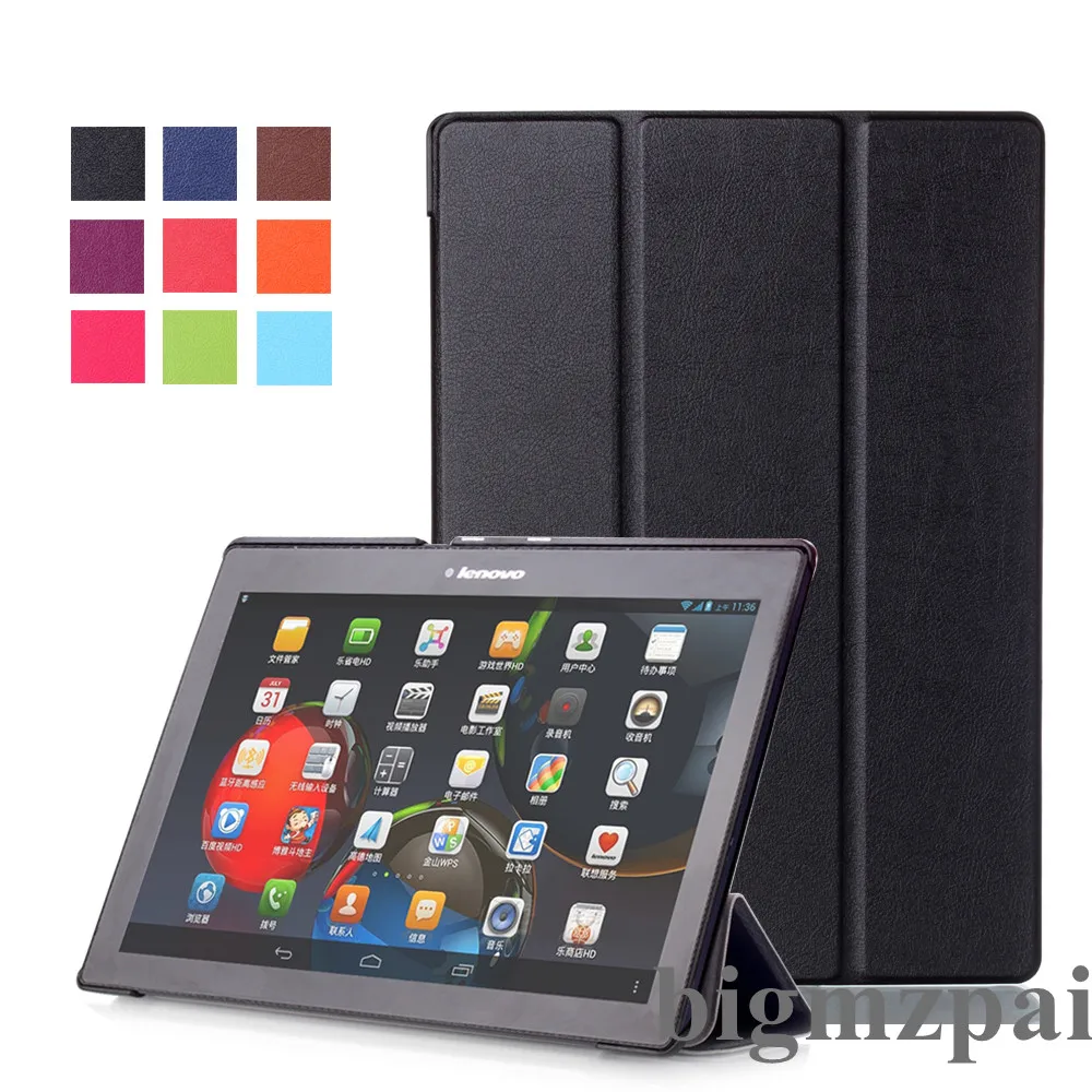 Чехол-книжка для планшета Lenovo Tab 3 TB3-X70F A10-70 A10-70F A10-70L A10-30 X30F 10 1 дюйма | Компьютеры и