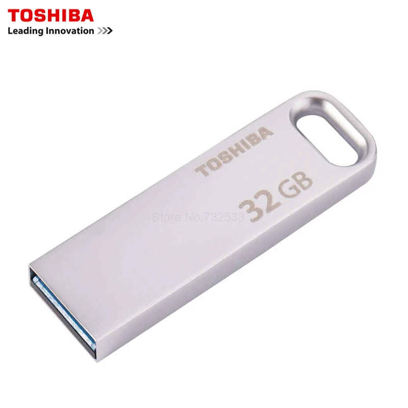USB флеш накопитель TOSHIBA USB3.0 U363 128 ГБ 64 32 металлический водонепроницаемый кольцо
