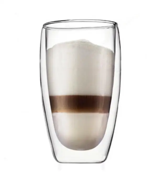 2017 термостойкая стеклянная кружка с двойными стенками кофейная чайная для пива