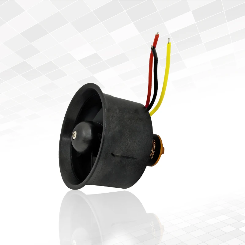 1 Набор 64 мм EDF набор QF2611 4500KV мотор с 5 лезвиями воздуховод вентилятор для RC