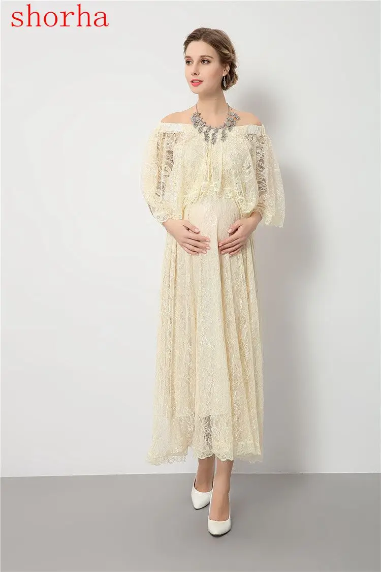 Милый реквизит для фотосъемки беременных сексуальные кружевные платья модное