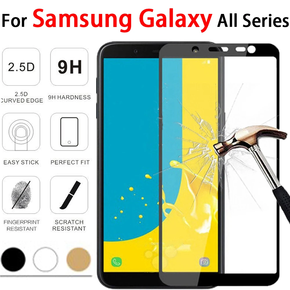 Защитное стекло для samsung a5 2017 galaxy j4 plus j6 j7 j8 a7 a6 a8 2018 tremp j 4 6 smasung a 5 7|Защитные стёкла и
