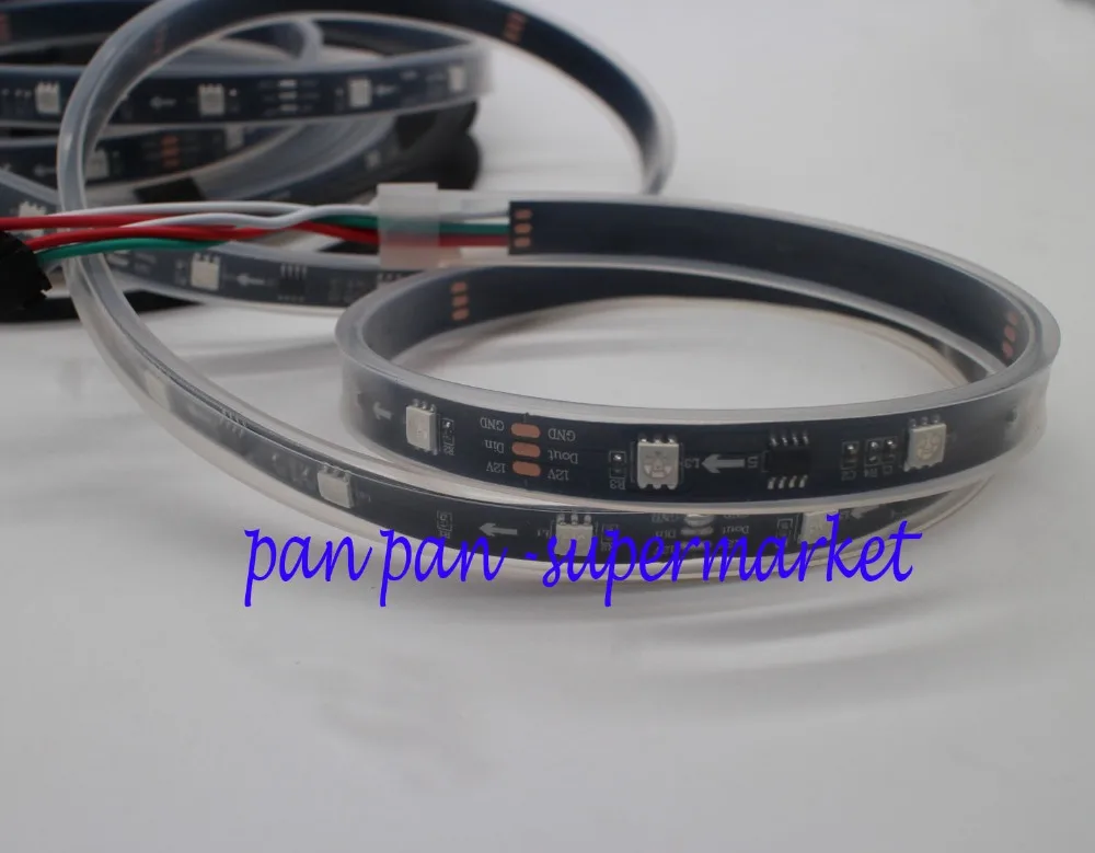Пиксельная Светодиодная лента WS2811 5 м 12 В модифицируемая RGB 30 светодиодов/м 1