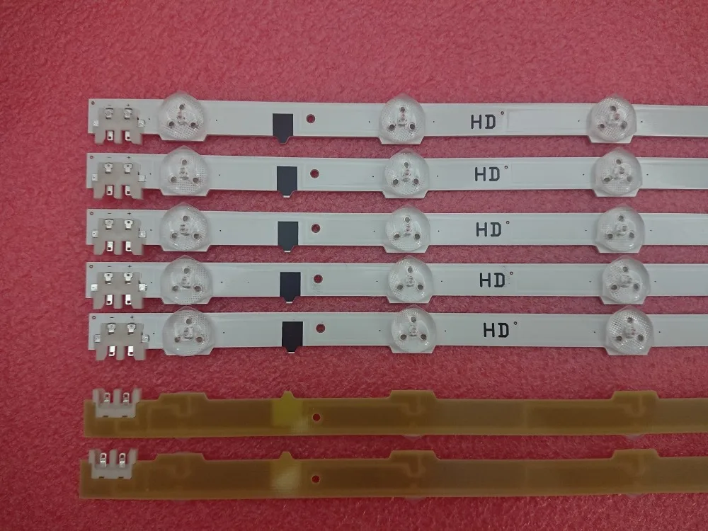 (Новый комплект) 5 шт. 9 Светодиодов 650 мм сменная Светодиодная лента для samsung UA32F4088AR