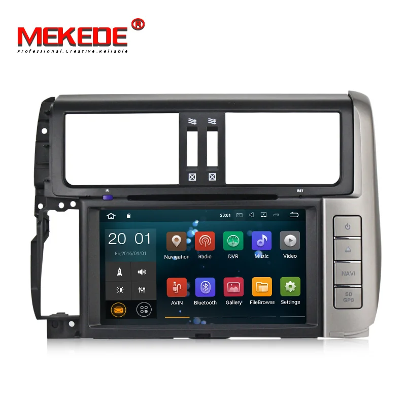PX3 Android7.1 Quad core dvd плеер для автомобиля gps навигатор Toyota Prado 150 2010 2011 2012 2013 поддержка