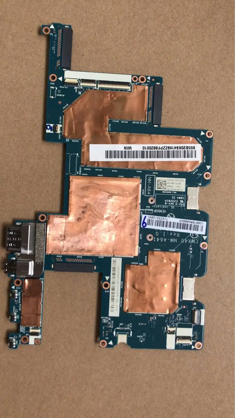 Abdo lenovo MIIX700 MIIX-700-12ISK CMX40 NM-A641 Материнская плата ноутбука 5B20K84201 5B20K84189 Процессор M5 6Y54 8G тест нормально