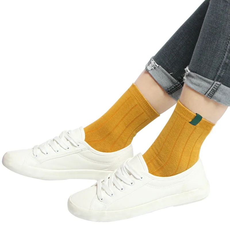 Высококачественные хлопковые носки harajuku милые теплые кавайные женские