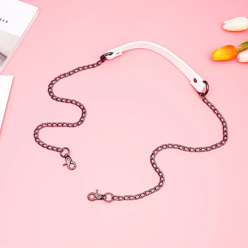 120 см сменный золотой серебряный пистолет черная цепочка Наплечная Сумка ремешки