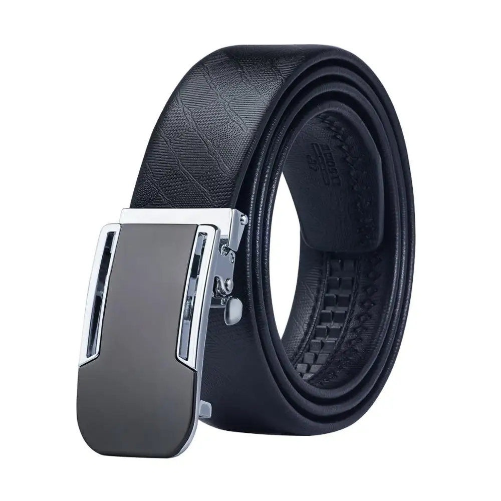 Мужской кожаный ремень с автоматической пряжкой в деловом стиле|belt for men|fashion belts