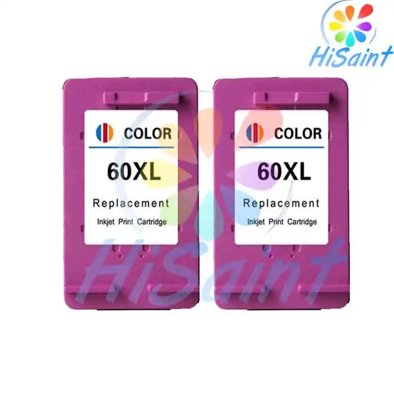 Hisaint для HP 60 60XL цветной чернильный картридж Deskjet C4635 C4640 C4650 C4680 C4740 C4750 C4795 горячая
