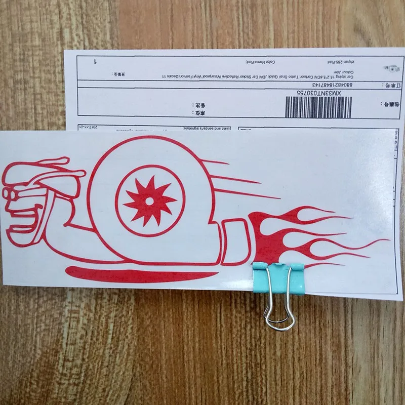 

Car stying 15.2*5.8CM Cartoon Turbo Snail Quick JDM Car Sticker Reflective Waterproof Vinyl Fashion Decals 11 Colour Jdm