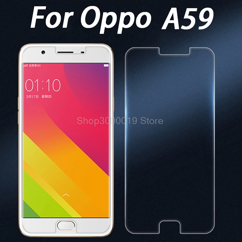 Взрывозащищенный ультратонкий защитный экран для OPPO A59 F1s антибликовый премиум