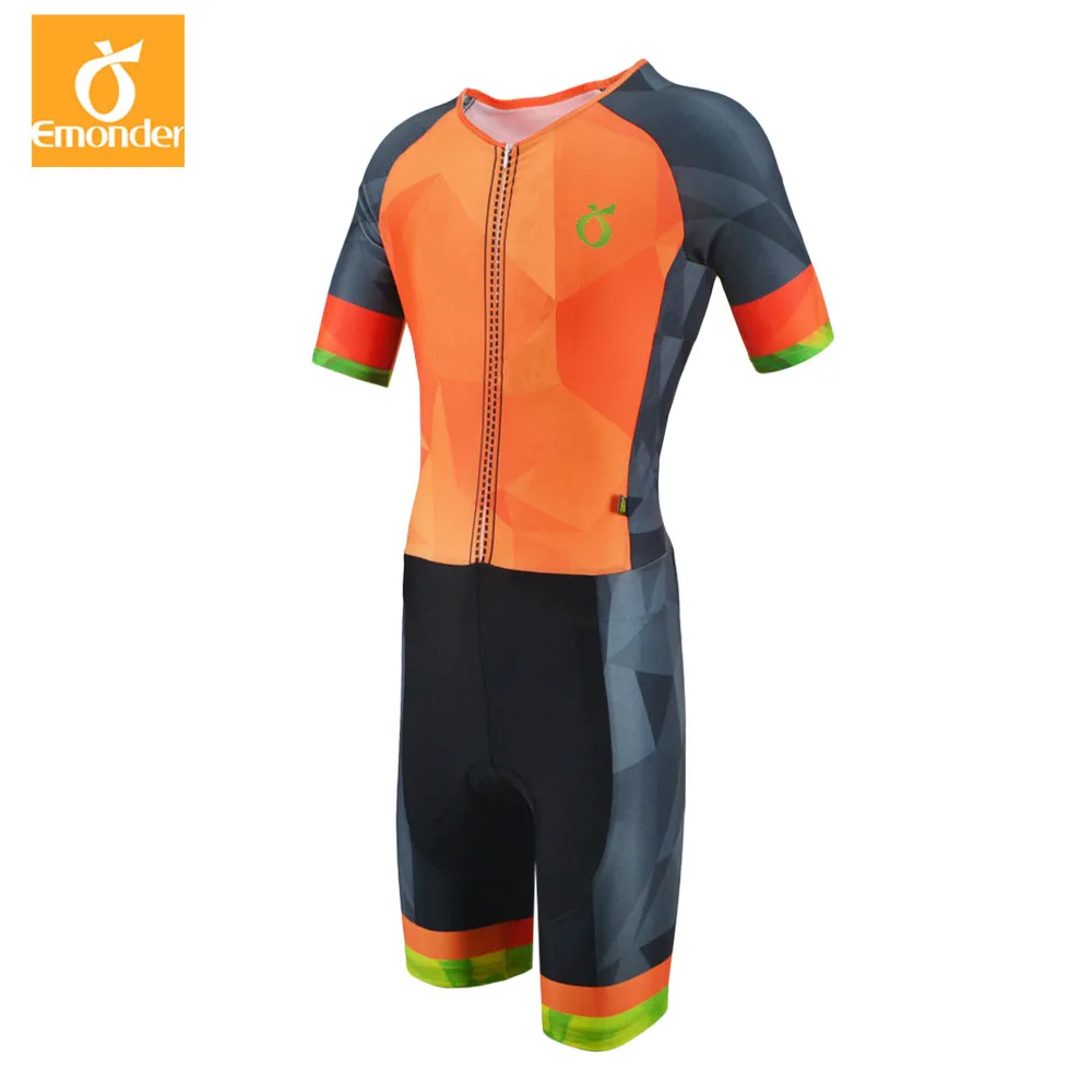 

2021 Pro Cycling Skinsuit Short Sleeve Men's Bike Sports Triathlon Sports Bicycle Clothing Free Shipping