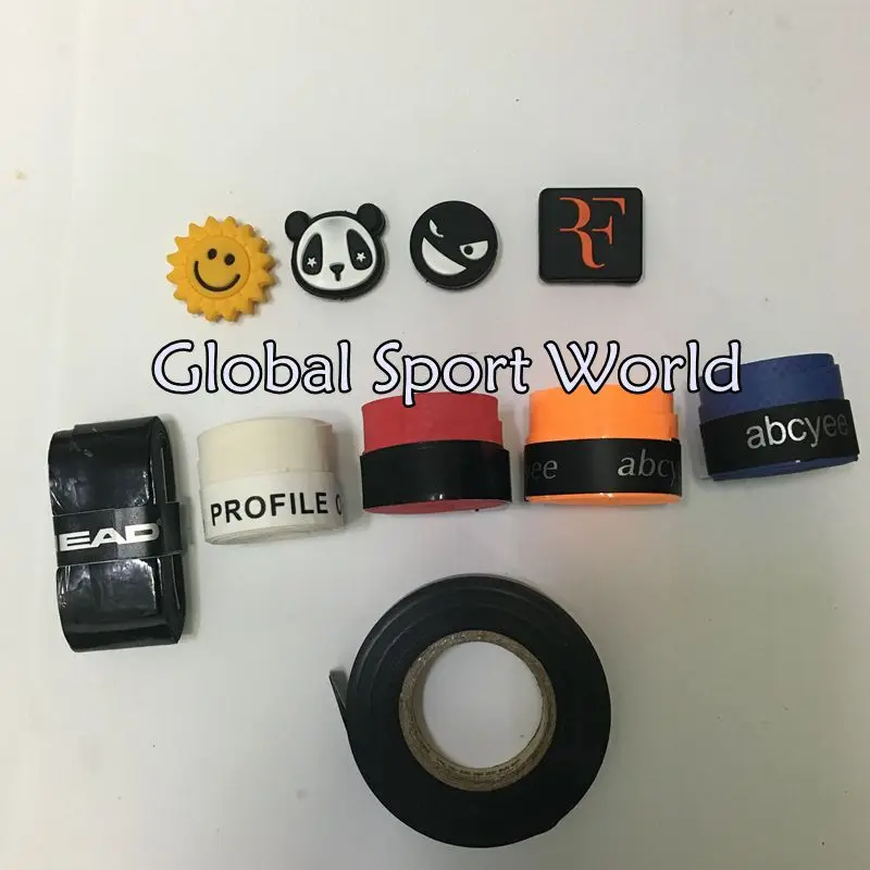 Комплект аксессуаров для тенниса (4 амортизатора + 5 накладок 1 лента захвата