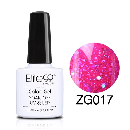 ZG017 Elite99 10 мл УФ гель лак с блеском для ногтей груша серии длительный гель ногтей лак Полупостоянный ногтей Полировочный Гель для маникюра - Цвет: ZG017
