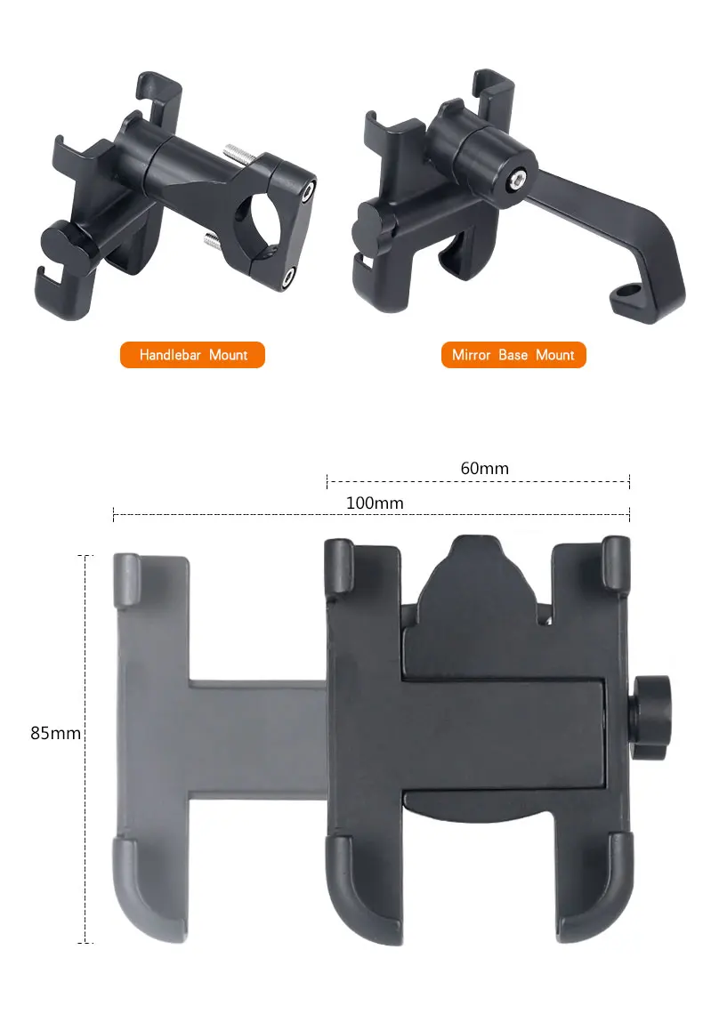 Deemount, HLD-221, крепкий кронштейн для велосипеда, мотоцикла, телефона, руль, стойка, 360D вращение, gps держатель, крепление для электровелосипеда, скутера