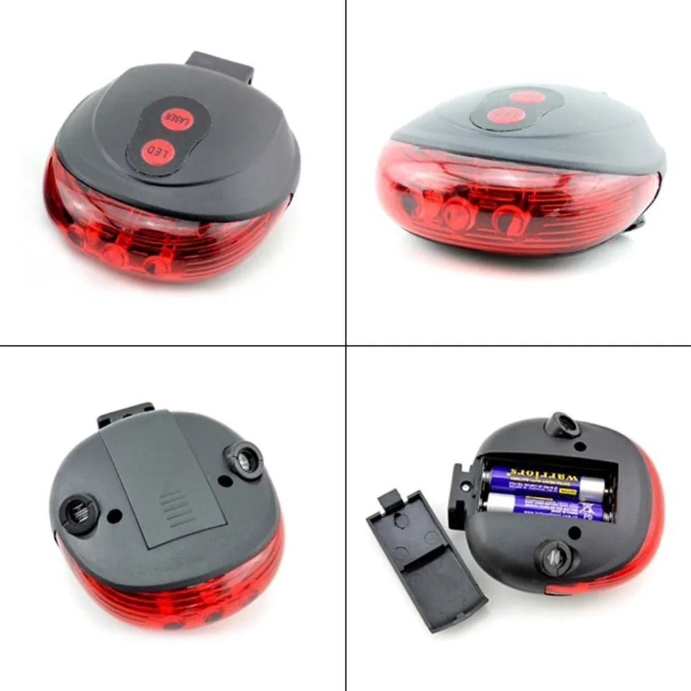 Водонепроницаемые задние велосипедные фары имеют 7 режимов крутой вспышки