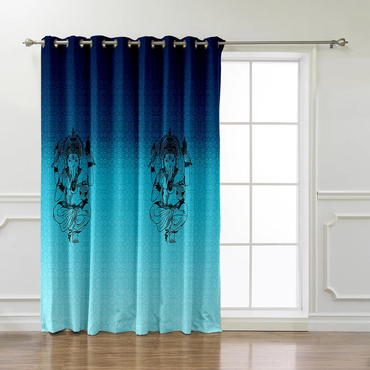 Занавеска для окна с этническим узором s образная занавеска ванной кухни