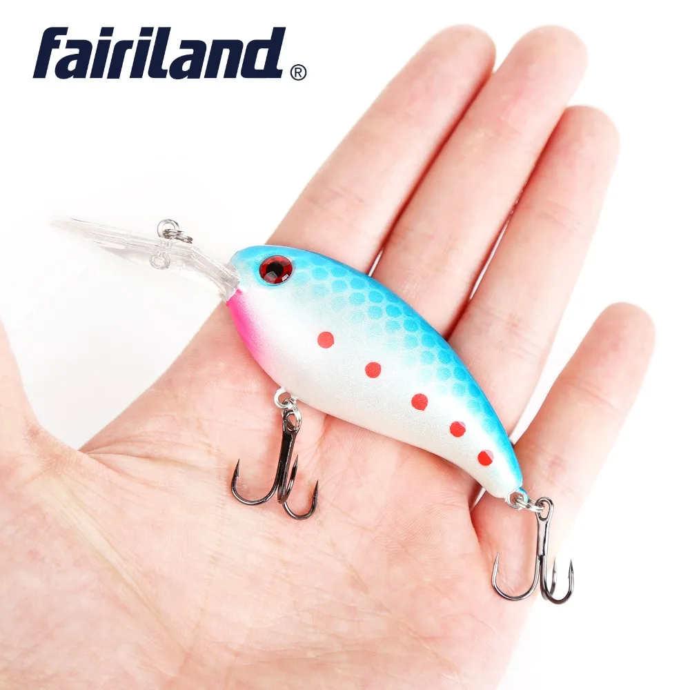 Горячая продажа 1 шт. Crankbait 7 см/2 8 дюйма 15 г/0 53 унций жесткие приманки рыболовные 10