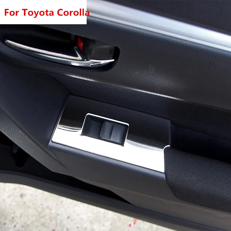 11 шт. для Toyota Corolla 2014 Нержавеющая сталь межкомнатные двери крыша окна фары