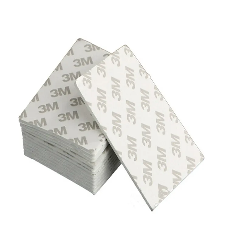 

New Arrival 10pcs/set two sided tape 3m black and white Foam Tape Pad Mounting Rectangle Adhesive repair tape