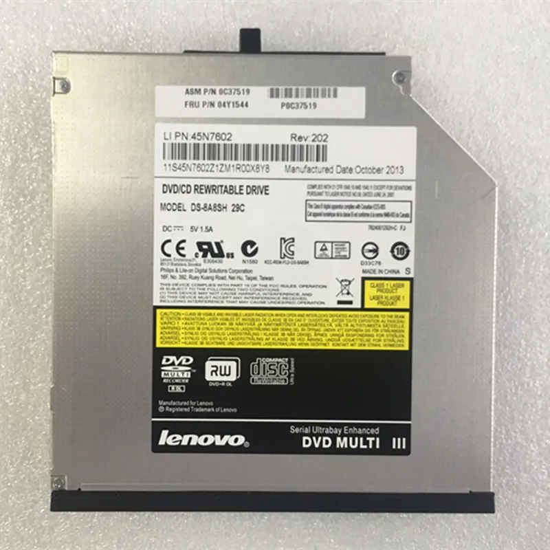 Новый оригинальный стандартный лоток 12 7 мм DVDRW для Lenovo Thinkpad T420 T430 T520 T530 W510 W520 W540