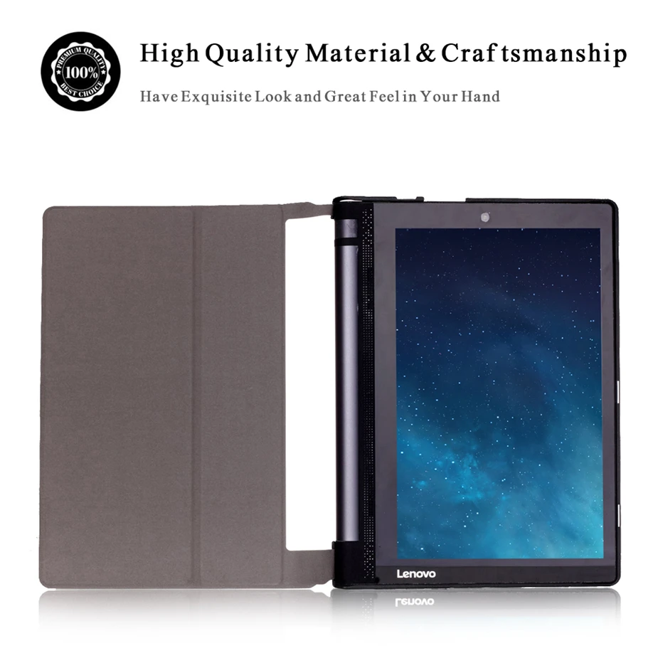 Магнитный чехол GUKEEDIANZI PU для lenovo YOGA Tab 3 10 X50F X50M X50L YT3-X50F YT3-X50M 10," складной Фолио стоячая таблетница