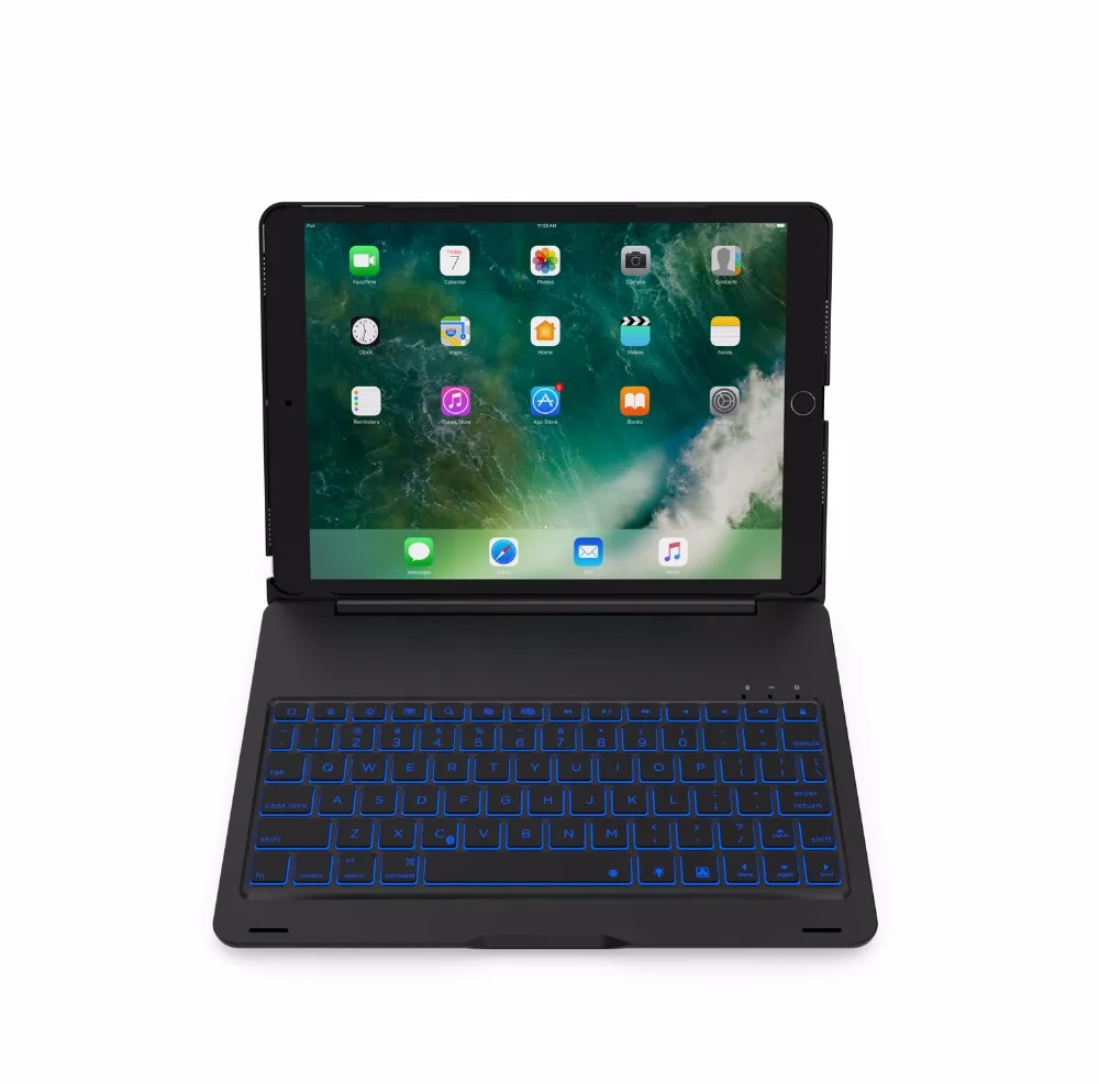 

Wireless Bluetooth Keyboard for Tablets Ipad pro 10.5 keyboard with colorful Backlight Smart Sensor for PC Panel Computer