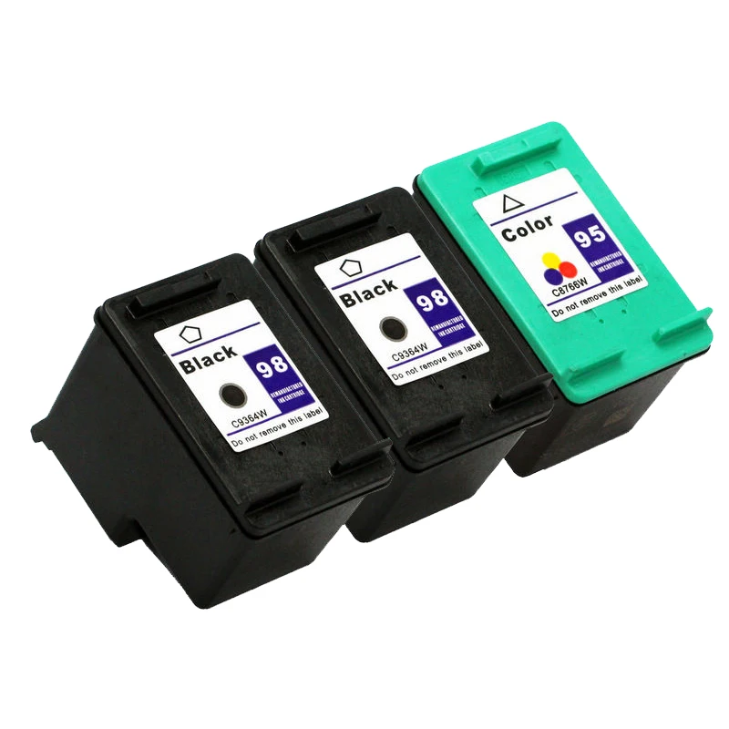 

vilaxh 95 98 Compatible Ink Cartridge Replacement For HP 95 98 Photosmart C4183 C4188 2570 Deskjet 5940 D4145 6130 6313 Printer