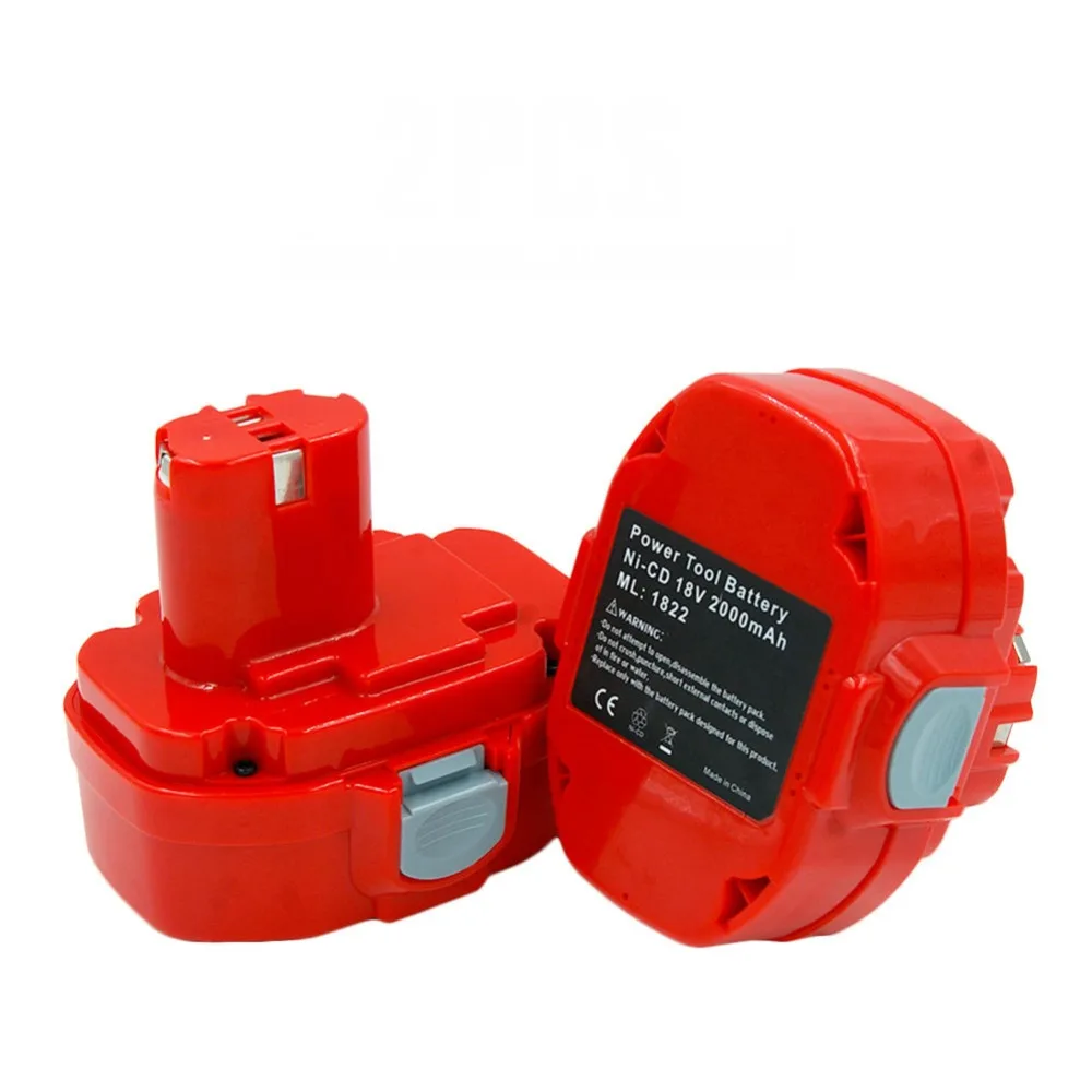 LERRONX 2 шт. 18В 2.0Ah NI-CD аккумуляторная батарея Замена для Makita электроинструменты UB181D