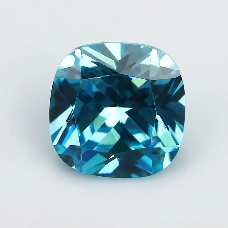 50 шт. 2x2 ~ 10x10 мм форма подушки Auqamarine синий цвет AAAAA искусственный камень