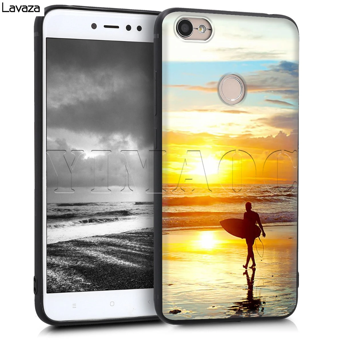 Lavaza Surfing sunset sea Case for Xiaomi Redmi Note 4A 4X 5 5A 6 6A 7 S2 Pro Go Prime Plus |